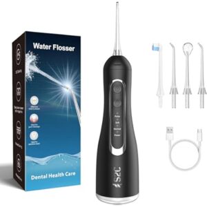 INTELLIGENT WATER FLOSSER WITH 4 NOZZLE L8 BLACK