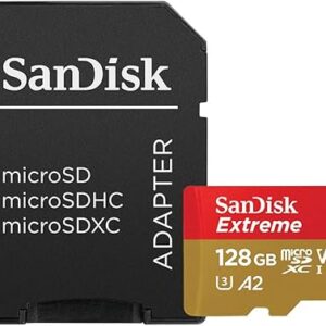 SANDISK EXTREME 128GB 190MB/S MICROSD CARD SDSQXAA-128G-GN6MN