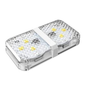 BASUES DOOR OPEN WARNING LIGHT 2PCS WHITE CRFZD-02