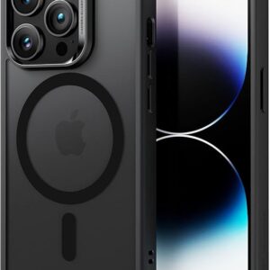 ESR IPHONE 14 PRO AIR ARMOR HALO LOCK PROTECTION MAGNETIC CASE FROSTED BLACK