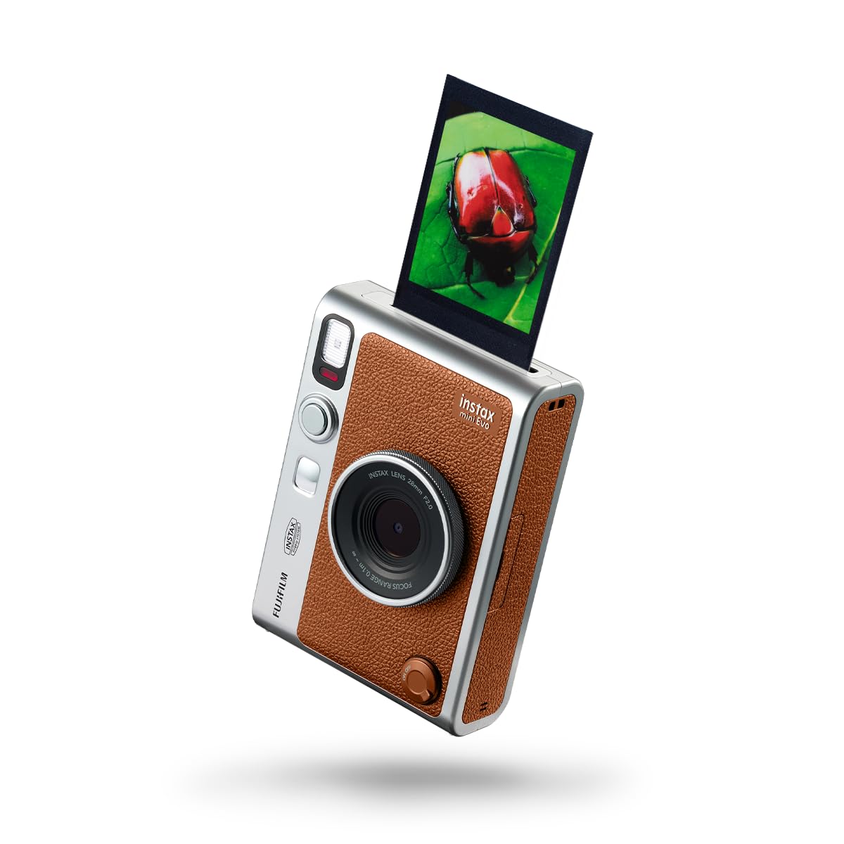 FUJIFILM INSTAX MINI EVO HYBRID INSTANT CAMERA BROWN - Image 6