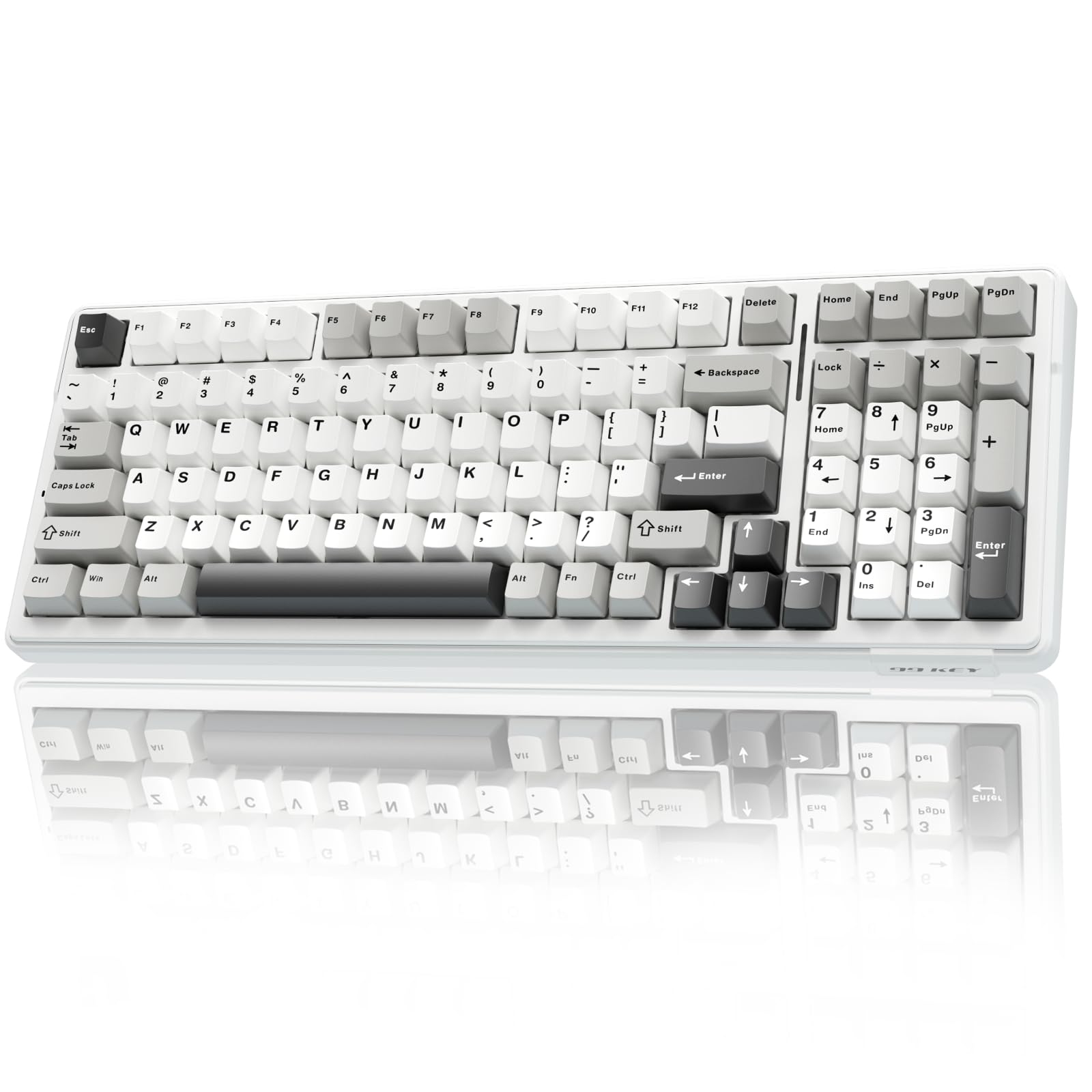 Take your gaming to the next level with the AULA 99 Keys RGB Mechanical Gaming Keyboard.