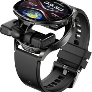 PORODO PULSE SMARTWATCH WITH EARBUDS BLACK PD-PULSE-BK