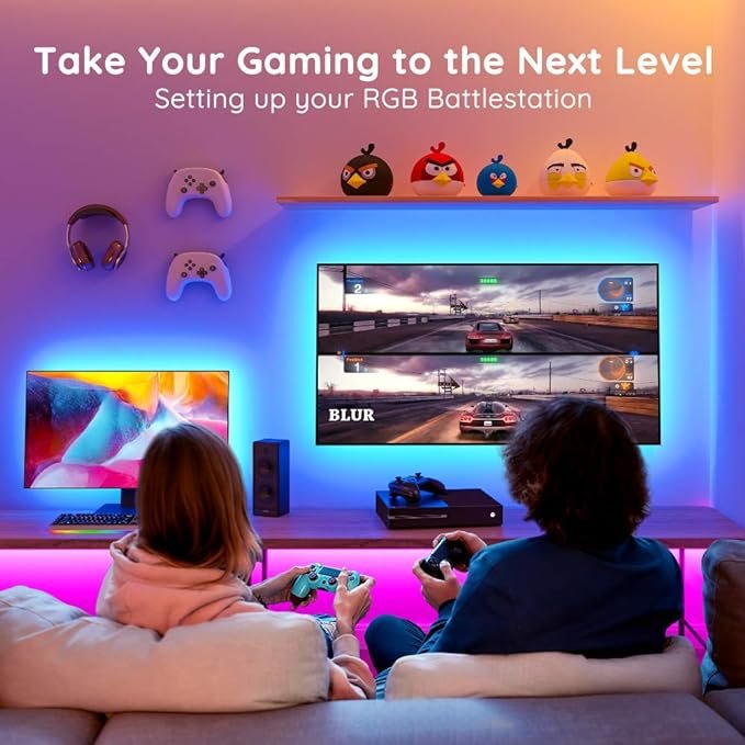Transform Your TV Viewing Experience with the Govee RGB LED TV Backlight with Remote - H6179 - Image 4