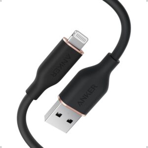 ANKER POWERLINE III FLOW USB-A TO LIGHTING CABLE BLACK A85A1011