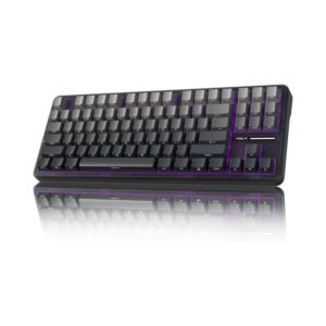 Unleash elite gaming performance with the AULA 87 Keys RGB 80% Mechanical Gaming Keyboard F87 Pro in Gradient Gray.