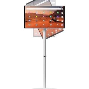 EPICARMA 21.5 INCH SMART PORTABLE MOVABLE MONITOR WITH ANDROID 13.0 WHITE EA-PTMP21.5-WH