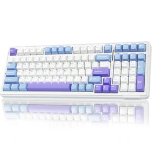Take your gaming performance to the next level with the AULA F99 RGB Mechanical Gaming Keyboard