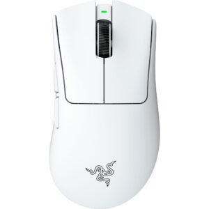 RAZER DEATHADDER V4 PRO ULTRA LIGHTWEIGHT WIRELESS ERGONOMIC GAMING MOUSE WHITE RZ01-05330200-R3G1