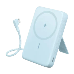 ANKER ZOLO 10K MAGNETIC BUILT IN USB C CABLE POWERBANK BLUE A1685H31