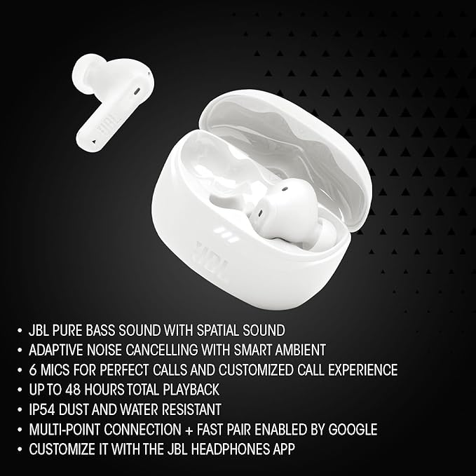 JBL Tune Beam 2 True Wireless Earbuds - Noise Cancelling, Powerful Sound, Comfortable Fit - Image 18