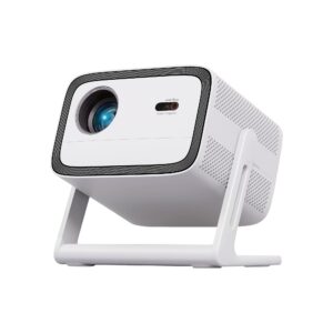 WANBO VALI 1 PRO 200 GIMBAL PROJECTOR WITH 900 ANSI 1080P AND ANDROID TV 11 WHITE