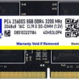 TWINMOS 8GB DDR4 3200MHZ CL22 1.2V SODIMM LAPTOP RAM MDD48GB3200N