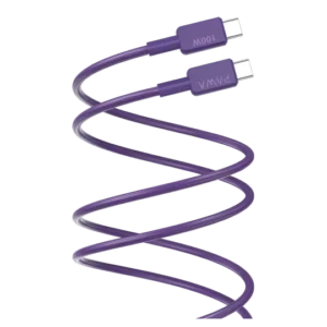 PAWA EL CARO SERIES USB C TO USB C 100W PREMIUM BRAIDED CABLE 1.2M PURPLE PW-12B100CC-PUR