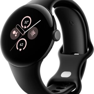 Stay Connected in Style with the Google Pixel Watch 2 - Matte Black Case with Obsidian Active Band
