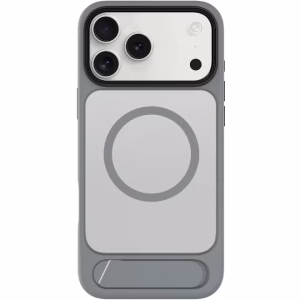 LEVELO MATTEO IPHONE 17 PRO MAX HYBRID KICKSTAND CASE CLOUD GREY LVLMTO17PMCLGY