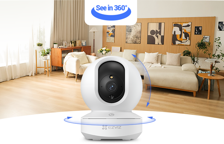 EZVIZ TY1 Pro Smart Home Camera - Full HD 1080P, 360° Pan, Motion Detection - Image 2