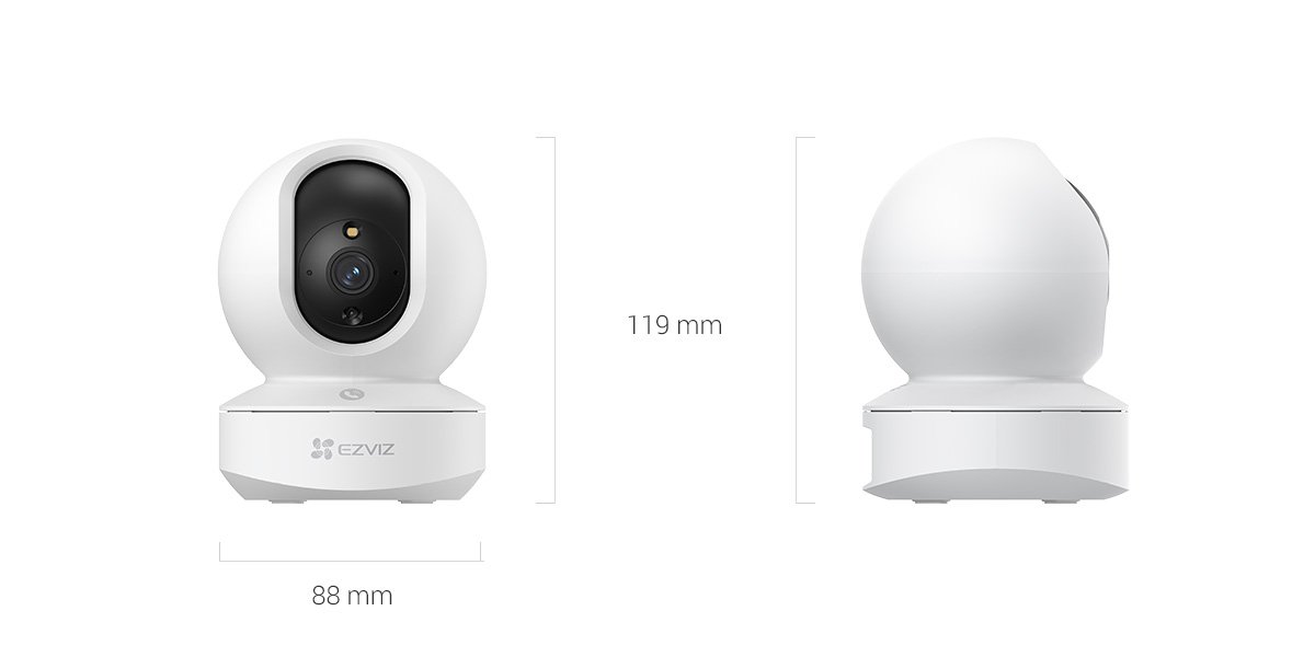 EZVIZ TY1 Pro Smart Home Camera - Full HD 1080P, 360° Pan, Motion Detection - Image 3