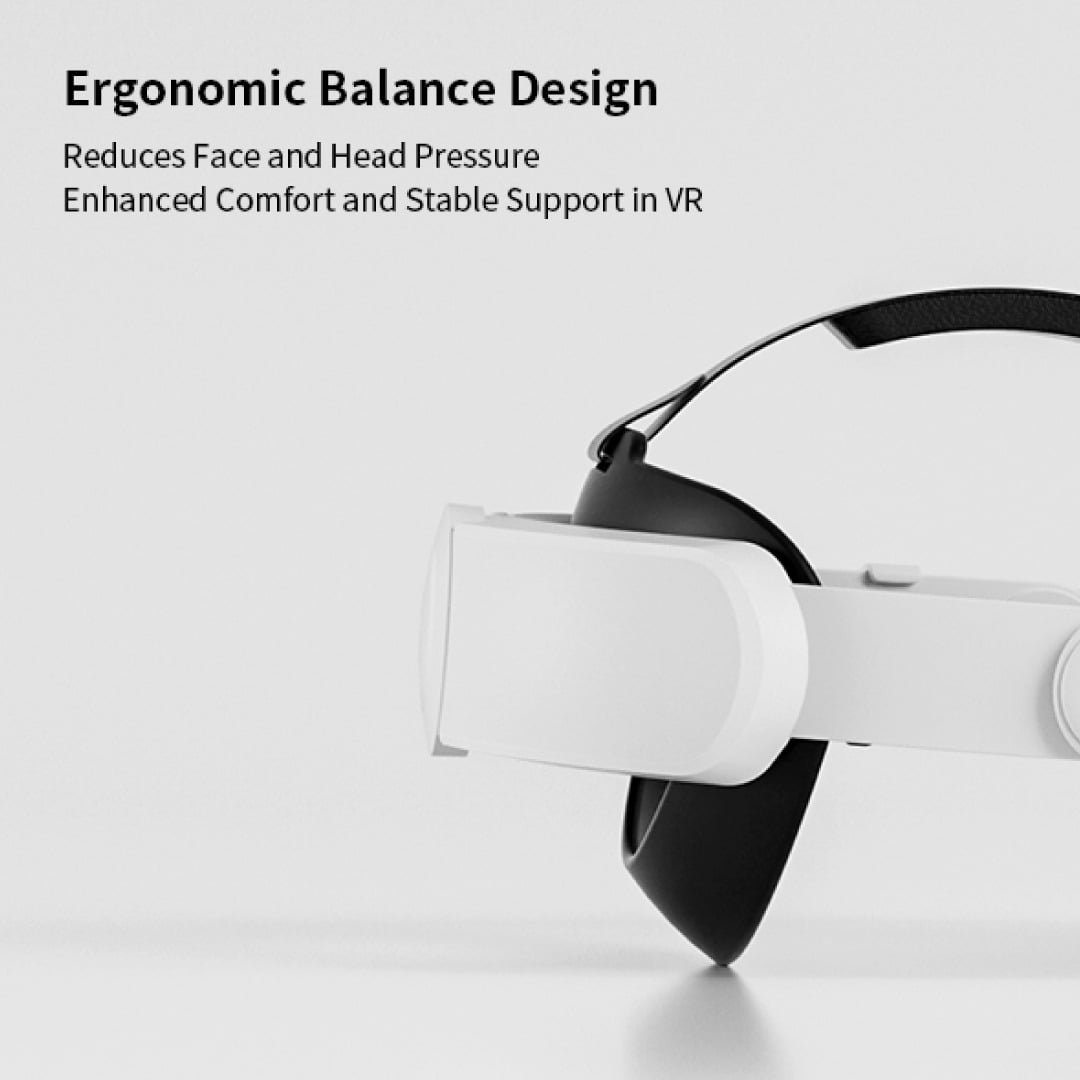 BLUPEBBLE ELITE ADJUSTABLE HEAD STRAP Q3 FOR META QUEST 3 WHITE BP-VRQ3HSTRAP-WH - Image 5
