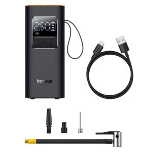 BASEUS SUPERMINI PRO SERIES WIRELESS CAR INFLATOR CLUSTER BLACK