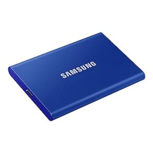 SAMSUNG PORTABLE SSD T7 1TB BLUE MU-PC1T0H