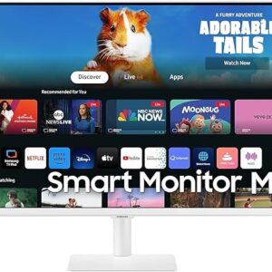 Samsung 32" 4ms 60Hz Smart Monitor M5 M50D FHD White LS32DM501EMXUE