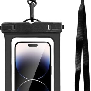 BLUPEBBLE SPLASH WATERPROOF PHONE POUCH BLACK BP-SPLASHCASE-BK