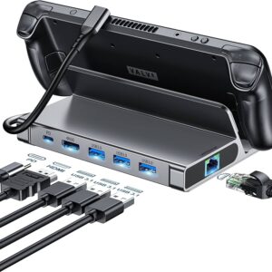 DOCKING STATION COMPATIBLE WITH STEAM DECK WITH PD+HDMI+USB 3.0 ETHERNET HC-86E