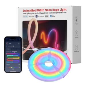 SWITCHBOT RGBIC NEON ROPE LIGHT 5M W1702107