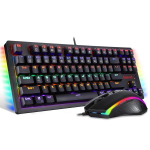 REDRAGON GAMING ESSENTIALS KEYBOARD MOUSE COMBO 2 IN 1 K552RGB-BA