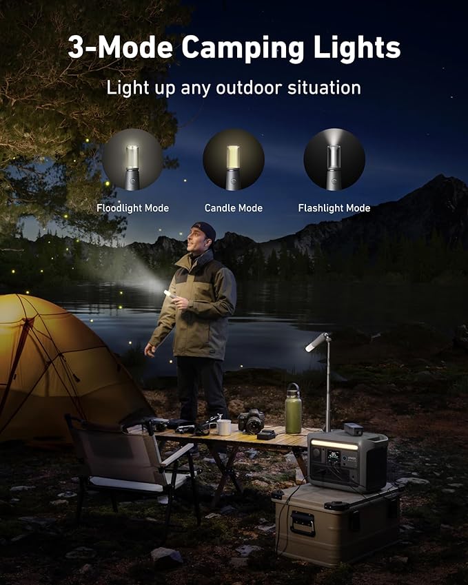 Anker SOLIX C800 Plus Portable Power Station (A17542A1) - 1200W, 768Wh, Torch Light, Compact and Reliable - Image 7
