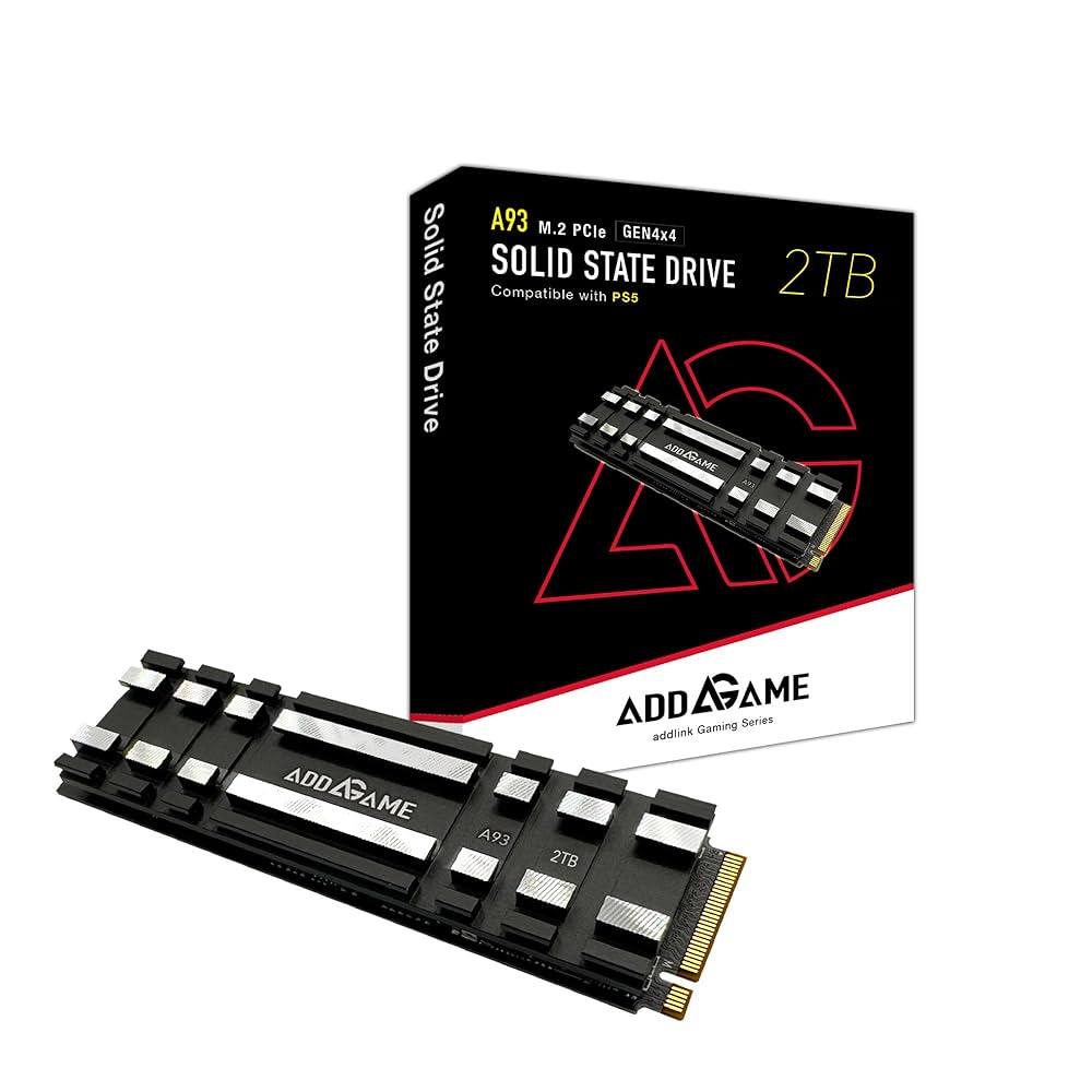 Upgrade your gaming setup with the ADDLINK ADGAME A93 2TB SSD, engineered for next-level speed and reliability.