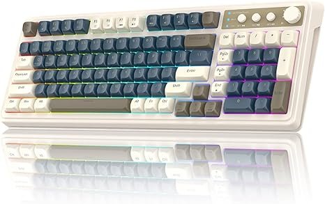 AULA S99 Tri-Mode Gasket Mechanical Gaming Keyboard - Sandy Shoreline