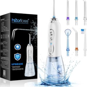 H20 FLOSS PORTABLE ORAL IRRIGATOR WHITE HF-6