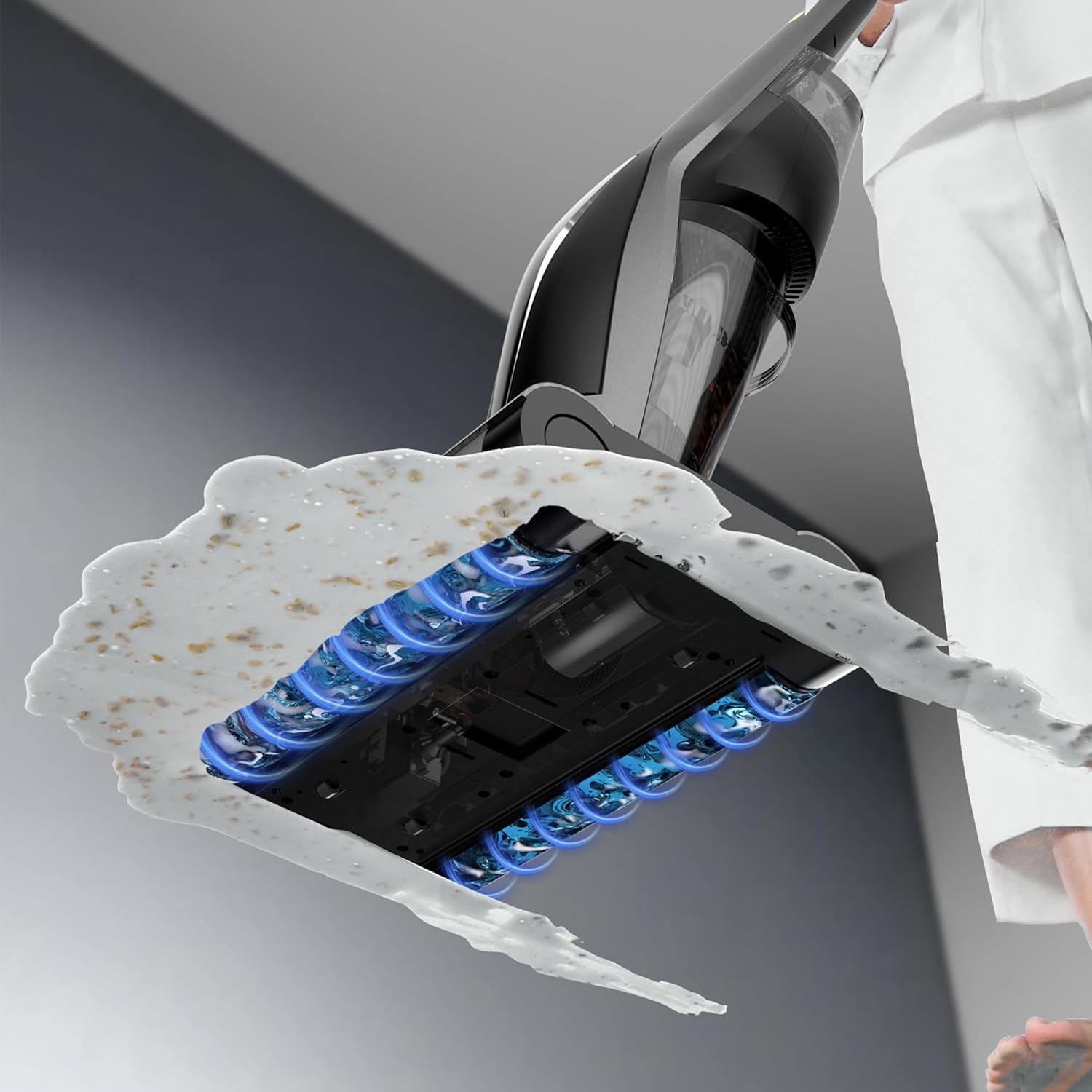 DEERMA DOUBLE ROLLER WIRELESS FLOOR CLEANER DEM-VX96W - Image 7