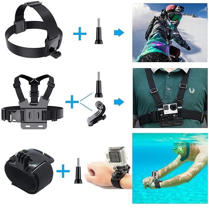 POWERPAK 50 IN 1 GOPRO ACTION CAMERA ACCESSORIES KIT - Image 5