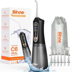 BITVAE CORDLESS ORAL CARE IRRIGATOR BLACK GOLD BV-C6