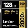 Lexar Professional 2000x SDXC 128GB – 300 MB/s UHS-II