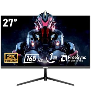 GAWFOLK 27 INCH 2K 165HZ 2560*1440 VA PANEL FLAT MONITOR BLACK GF270L