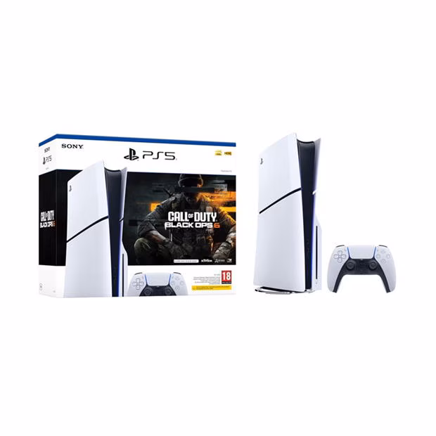 Unleash next-level gaming with the PS5 Slim Digital Edition (CFI‑2016), bundled with Call of Duty: Black Ops 6.