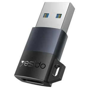 YESIDO USB A TO USB C ADAPTER BLACK GS34