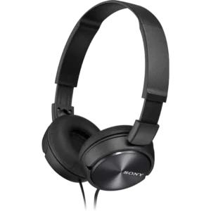 SONY WIRED ON EAR HEADPHONE WITH MIC BLACK MDR-ZX310AP