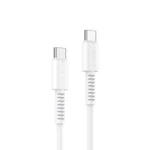 YESIDO 60W USB-C TO USB-C CABLE 1M WHITE CA154