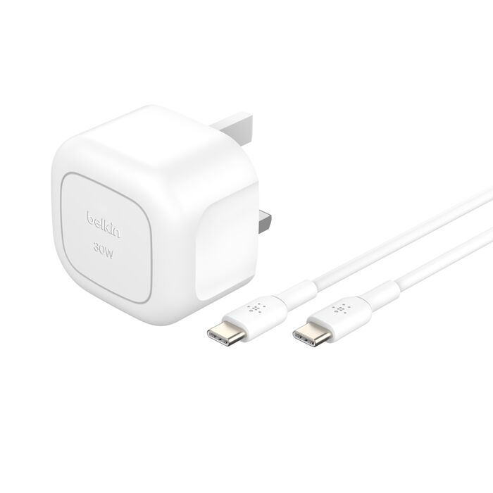 Power your day efficiently with the Belkin Boost Charge Compact USB-C Wall Charger.