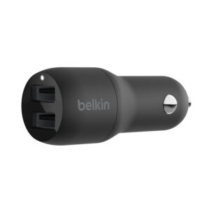 Belkin BoostCharge 24W Dual USB-A Car Charger