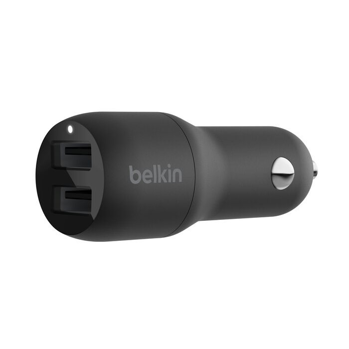 Belkin BoostCharge 24W Dual USB-A Car Charger
