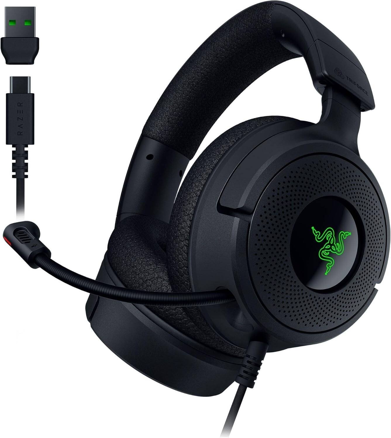 Razer Kraken V4 X Wired Gaming Headset (Black, RZ04-05180100-R3M1) - Comfort and Clear Audio for Gamers - Image 10