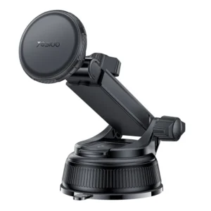 YESIDO SUCTION CUP MAGNETIC PHONE HOLDER BLACK C276