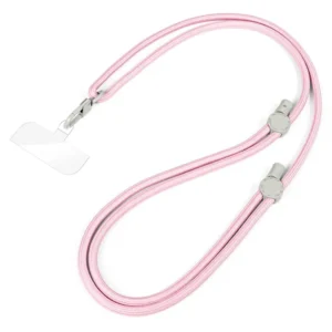 Upgrade your everyday carry with the DUXDUCIS PLAZ Series Crossbody Phone Lanyard in elegant Light Pink.