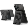 Upgrade your everyday carry with the ESR Carbon Fiber Magnetic Wallet in sleek Black